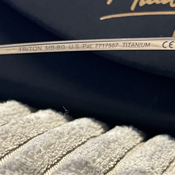 MAUI JIM TRITON MJ 546N-17 ASIAN FIT Silver Neutral Grey Polarized Sunglasses - Picture 7 of 8